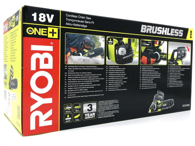Ryobi One+ OCS1830 Chainsaw Electric 3.2kg