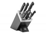 Zwilling Four Star Knife Block and Knife Rack, Black