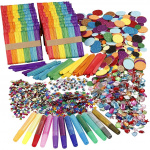 Creative Toys DIY Kit - Glitter & Wood Sticks Mega Set (97435) Creative Toys DIY Kit - Glitter & Wood Sticks Mega Set (97435)