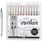 Creative Toys Sketch Marker - vakiovärit 12 kpl (37382) Creative Toys Sketch Marker - vakiovärit 12 kpl (37382)