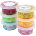 Creative Toys DIY Kit - Glitter Clay 6 kpl (78746)