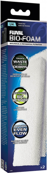 Fluval Vaahtomuovityyny 2 pakettia U4 - (126.2488)