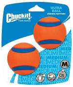 Chuckit - Ultra Ball M 6 cm 2 pakettia - (CHUC17001)