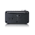 Lenco DAB+/FM-radiohälytyskello värinäytöllä, uniajastimella ja kaksoishälytystoiminnolla Musta