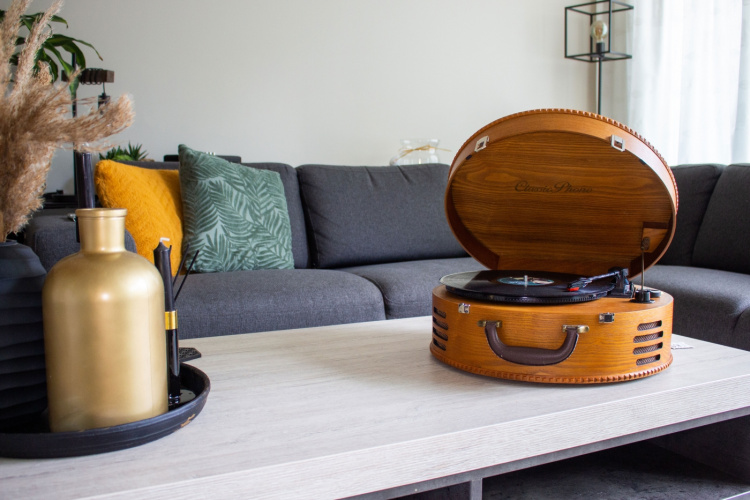 Lenco Retro levysoitin 2 Sisäänrakennettu kaiuttimet Brown