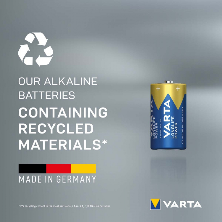 Varta Alkaliparisto C 1.5 V High Energy 2-Blisteri