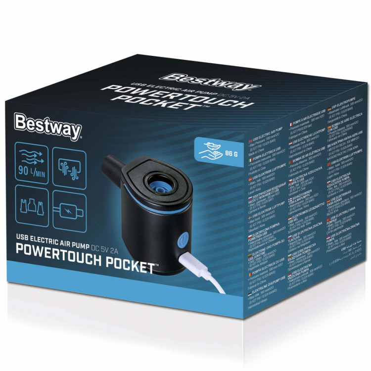 Bestway Powertouch USB Elektrisk Luftpump