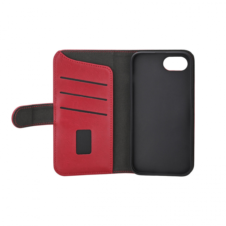 Gear Mobiili Lompakko iPhone 16E Classic 3 Korttia MagSerie Kierrätetty Deep Red