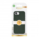 Onsala Mobiilikuori iPhone 16E Takapuoli Silikonituntumalla Kierrätetty MagSerie Olive Green Onsala Mobiilikuori iPhone 16E Takapuoli Silikonituntumalla Kierrätetty MagSerie Olive Green