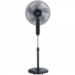 Midea Golvfläkt 3 Hastigheter och Fjärrkontroll, Svart