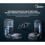 Midea Robotdammsugare S8+ med Dockningstation