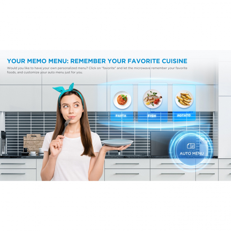 Midea Mikrovågsugn med Grill 20L 700/1000W