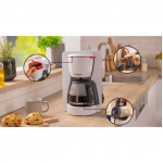 Bosch Kaffebryggare TKA2M111 Vit 1200Watt Avtagbar tank Bosch Kaffebryggare TKA2M111 Vit 1200Watt Avtagbar tank