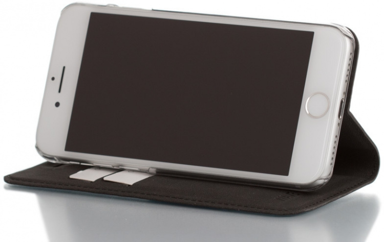 Wave BookCase suojakotelo, iPhone 7 / 8 / SE, musta Wave BookCase suojakotelo, iPhone 7 / 8 / SE, musta