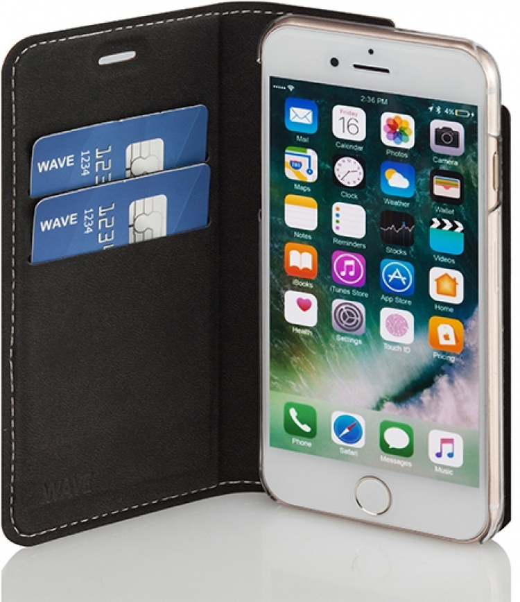 Wave BookCase suojakotelo, iPhone 6 / 6s / 7 / 8 / SE, ruusukulta Wave BookCase suojakotelo, iPhone 6 / 6s / 7 / 8 / SE, ruusukulta