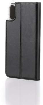 Wave BookCase suojakotelo, iPhone X / Xs, musta Wave BookCase suojakotelo, iPhone X / Xs, musta