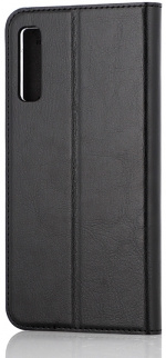 Wave BookCase -suojakotelo, Samsung Galaxy A7 (2018), musta