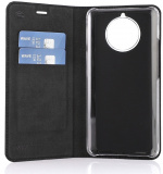Wave BookCase -suojakotelo, Nokia 9 PureView, musta