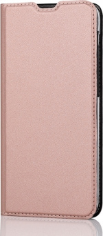 Wave BookCase -suojakotelo, Samsung Galaxy A10, ruusukulta