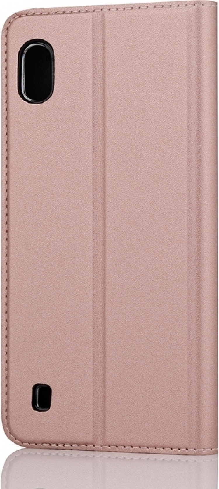 Wave BookCase -suojakotelo, Samsung Galaxy A10, ruusukulta