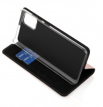 Wave BookCase -suojakotelo, Samsung Galaxy A51, ruusukulta