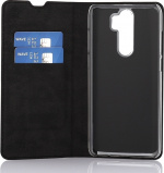Wave BookCase -suojakotelo, Xiaomi Redmi Note 8 Pro, musta