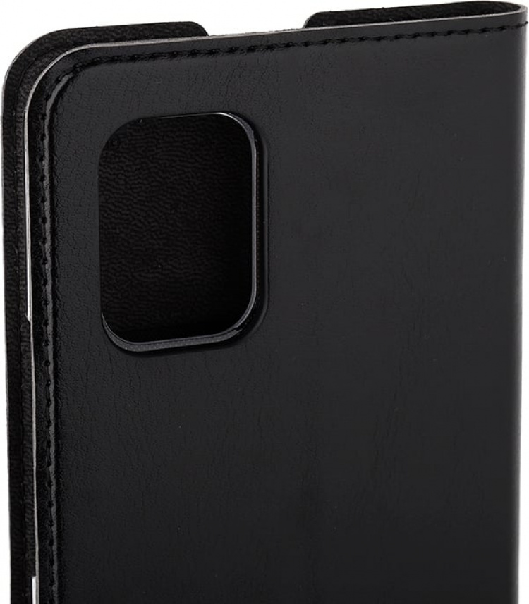 Wave BookCase -suojakotelo, Xiaomi Mi 10 Lite 5G , musta