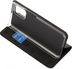 Wave BookCase -suojakotelo, Xiaomi Mi 10 Lite 5G , musta