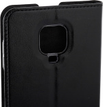 Wave BookCase -suojakotelo, Xiaomi Redmi Note 9 Pro, musta Wave BookCase -suojakotelo, Xiaomi Redmi Note 9 Pro, musta