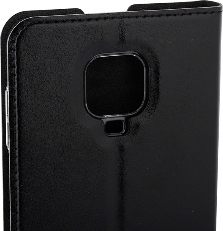 Wave BookCase -suojakotelo, Xiaomi Redmi Note 9 Pro, musta Wave BookCase -suojakotelo, Xiaomi Redmi Note 9 Pro, musta