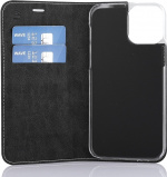 Wave BookCase suojakotelo, iPhone 12 Pro / iPhone 12, ruusukulta