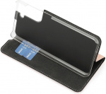 Wave BookCase -suojakotelo, Samsung Galaxy S21, ruusukulta Wave BookCase -suojakotelo, Samsung Galaxy S21, ruusukulta