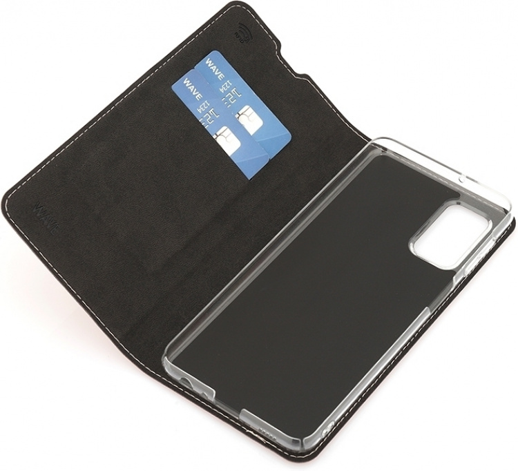 Wave BookCase -suojakotelo, Samsung Galaxy A32 5G, ruusukulta