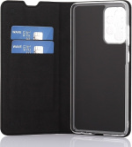 Wave BookCase -suojakotelo, Samsung Galaxy A52 / A52 5G / A52s, musta Wave BookCase -suojakotelo, Samsung Galaxy A52 / A52 5G / A52s, musta