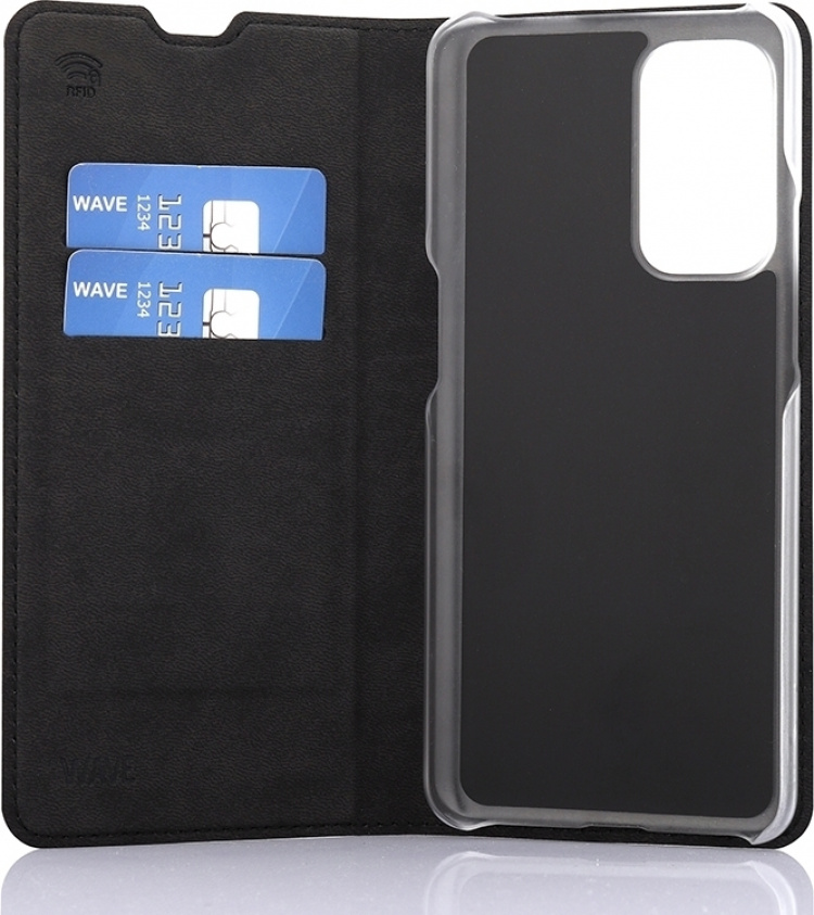 Wave BookCase -suojakotelo, OnePlus 9, musta