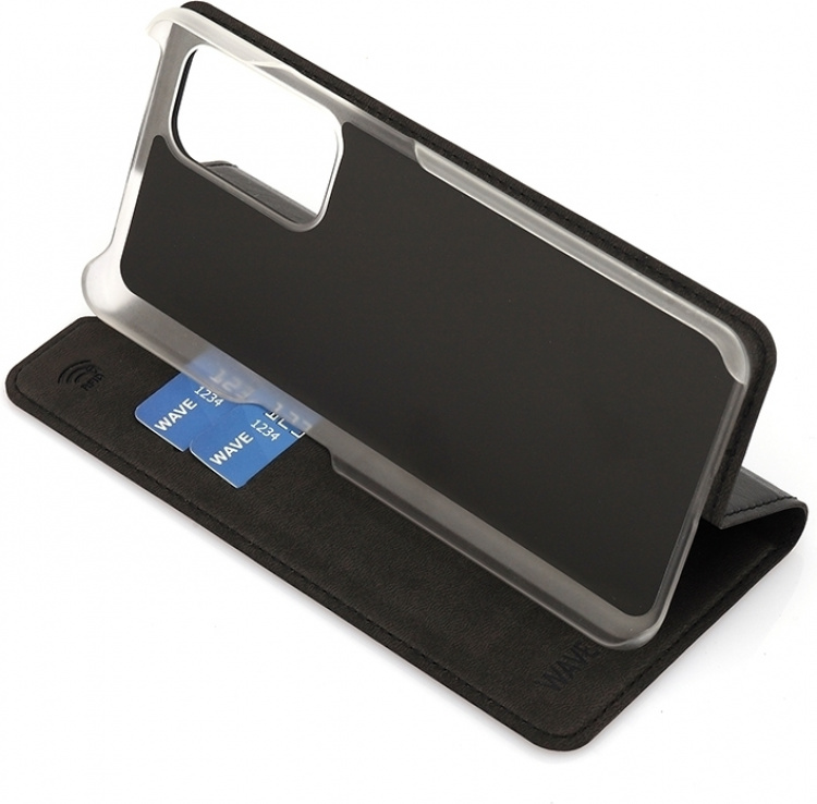 Wave BookCase -suojakotelo, OnePlus 9, musta