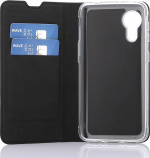 Wave BookCase -suojakotelo, Samsung Galaxy Xcover 5, musta Wave BookCase -suojakotelo, Samsung Galaxy Xcover 5, musta