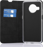 Wave BookCase -suojakotelo, Nokia X10 / X20, musta