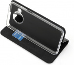 Wave BookCase -suojakotelo, Nokia X10 / X20, musta