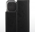 Wave BookCase -suojakotelo, iPhone 13, musta