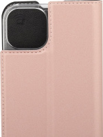 Wave BookCase -suojakotelo, iPhone 13, ruusukulta