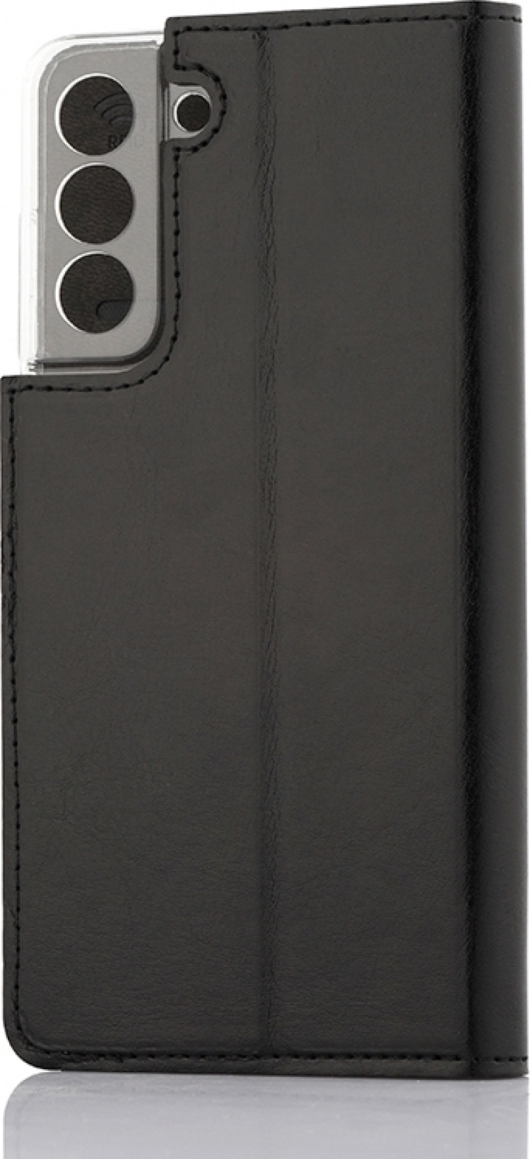 Wave BookCase -suojakotelo, Samsung Galaxy S21 FE 5G, musta Wave BookCase -suojakotelo, Samsung Galaxy S21 FE 5G, musta