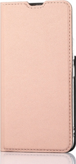 Wave BookCase -suojakotelo, Samsung Galaxy S22 5G, ruusukulta