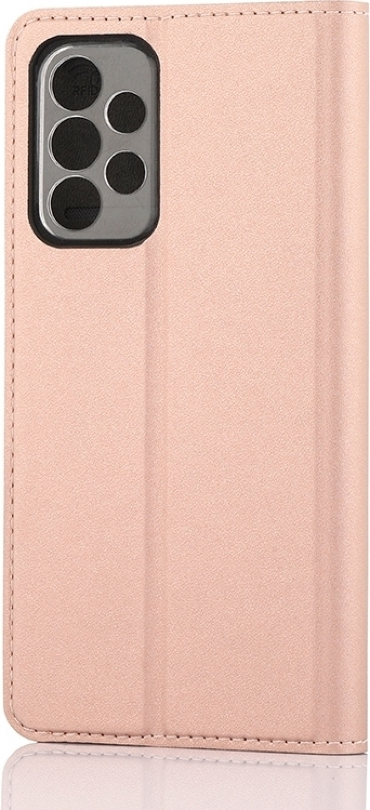 Wave BookCase -suojakotelo, Samsung Galaxy A53 5G, ruusukulta