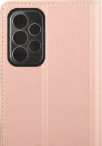 Wave BookCase -suojakotelo, Samsung Galaxy A53 5G, ruusukulta