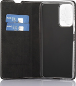 Wave BookCase -suojakotelo, Samsung Galaxy A53 5G, ruusukulta