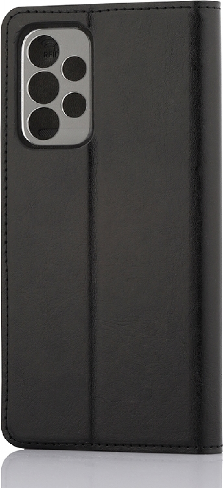 Wave BookCase -suojakotelo, Samsung Galaxy A53 5G, musta