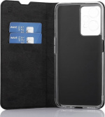 Wave BookCase -suojakotelo, OnePlus Nord CE 2 Lite 5G, musta