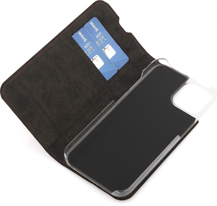 Wave BookCase -suojakotelo, iPhone 14, Smoky Sangria Wave BookCase -suojakotelo, iPhone 14, Smoky Sangria