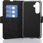 Wave BookCase -suojakotelo, Samsung Galaxy A54 5G, musta